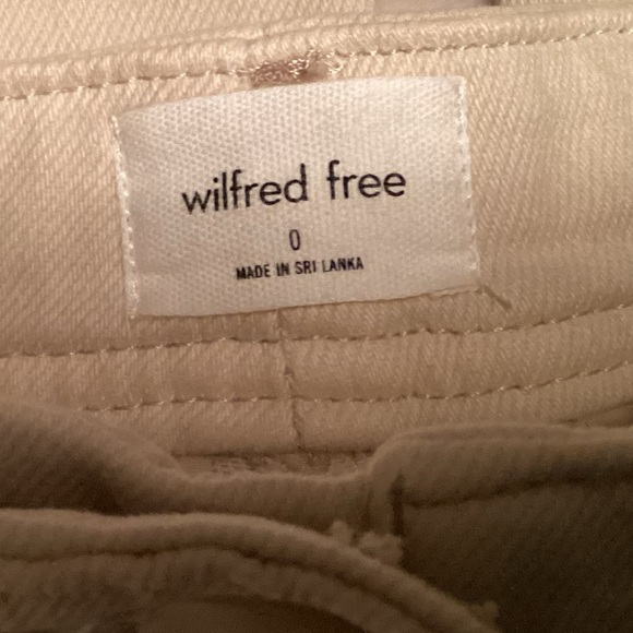 Wilfred Free Light Tan Cargo Pant Trousers Great Condition - Size 0 - Picture 13 of 15